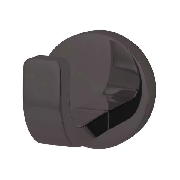 Speakman Vector Deep Robe Hook in Matte Black by Roger Thomas