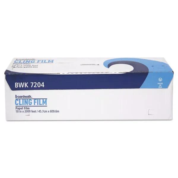 Boardwalk Standard 18 in. x 2000 ft. Foodservice Plastic Cling Wrap, 35-Gauge
