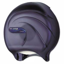 Unbranded San Jamar Black Pearl Oceans Single Jumbo Bath Tissue Dispenser thumbnail 2