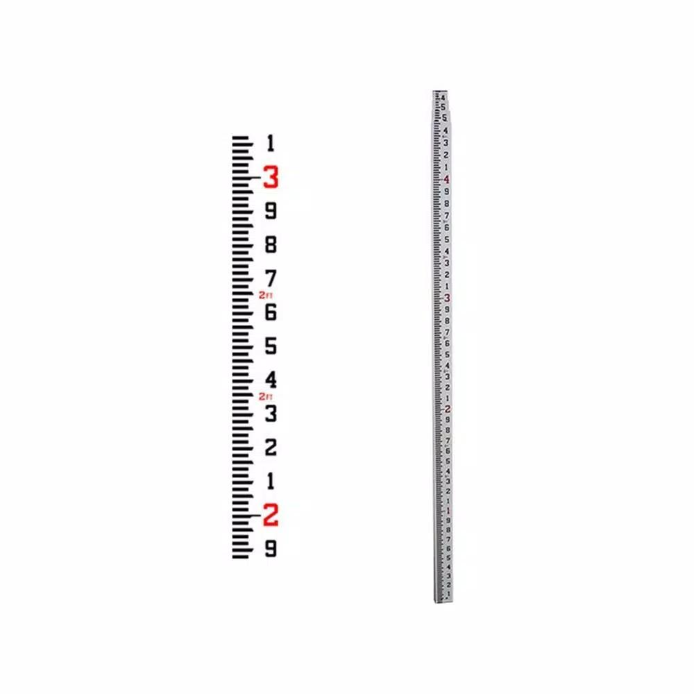 Adir Pro 16 ft. Fiberglass Rectangular Grade Rod, Non-Conductive Telescoping Leveling Rod