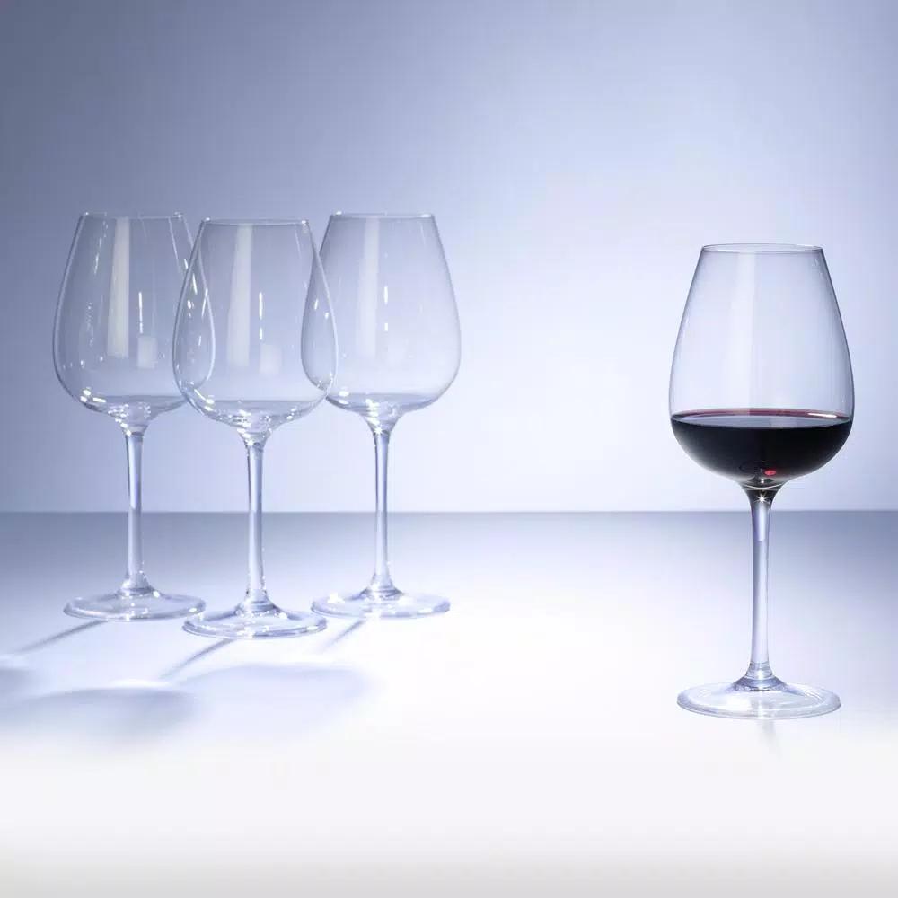 Villeroy & Boch Purismo Lead-Free Crystal Red Wine Glasses, 19.25 oz (Set of 4)