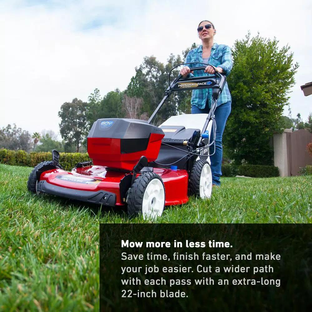 Toro 22 in. Recycler 60V Max Cordless Self-Propelled Walk Behind Mower - Tool Only