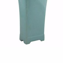 Benjara Blue Ceramic Kitchen Canister Jar with Lid thumbnail 4