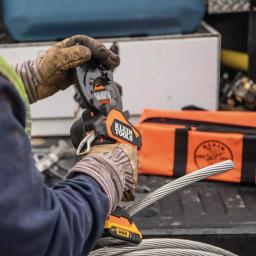 Klein Tools Battery-Operated Closed-Jaw Cable Cutter Kit with 20V 2 Ah Batteries & Charger thumbnail 6