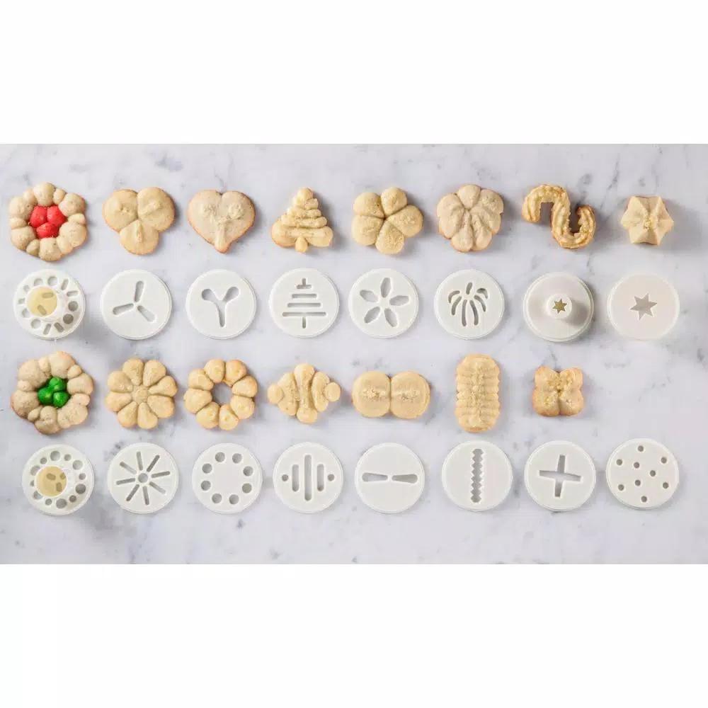 Hutzler 23-Piece Easy Action Cookie Press and Food Decorator Set