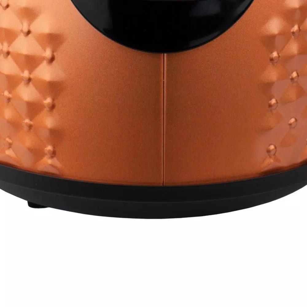 Brentwood Appliances 3.5 Qt. Diamond Pattern Slow Cooker with Tempered Glass Lid, Brown