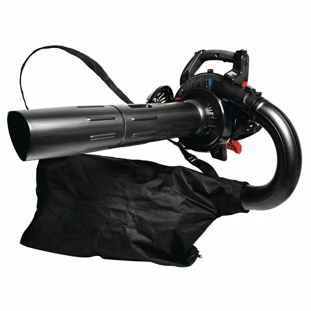 Troy-Bilt TB27VH 27cc 2-Cycle Gas Leaf Blower and Vacuum with 450 CFM and 205 MPH