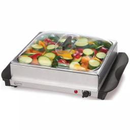 Betty Crocker 5 Qt. Stainless Steel Buffet Server and Warming Tray thumbnail 2