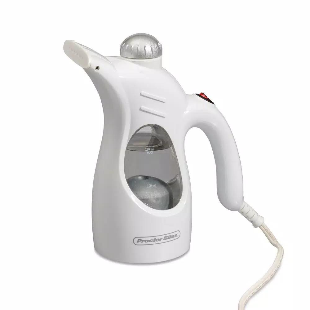 Proctor Silex Handheld Garment Steamer, Compact Travel Clothes Steamer, White