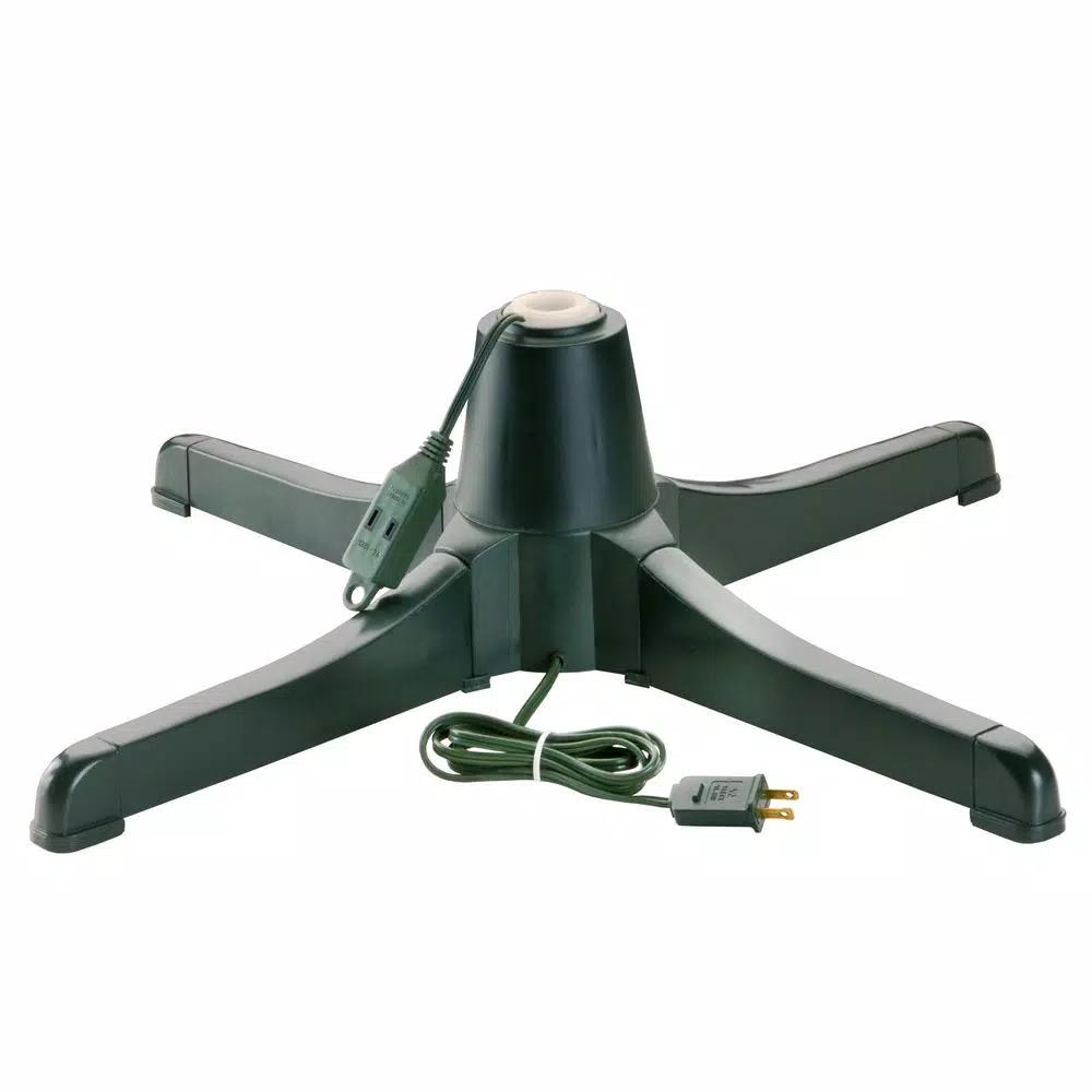 National Tree Company Rotating Plastic Artificial Tree Stand for 6 ft. to 8 ft. Trees
