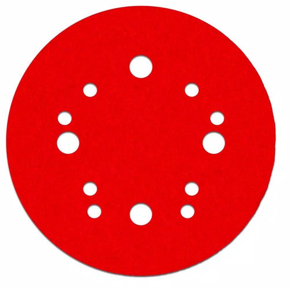 Diablo 5 in. 100-Grit Ceramic Random Orbital Sanding Discs with Hook and Lock, 65-Pack