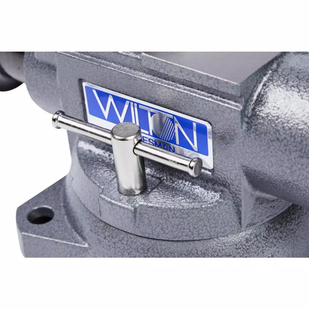 Wilton 1765 Tradesman 6.5 in. Jaw Width Round Channel Bench Vise