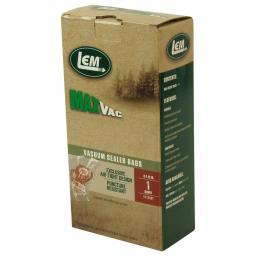 LEM MaxVac Quart Vacuum Sealer Bags, 44-Count, 8 x 12 in. Puncture Resistant Plastic thumbnail 2