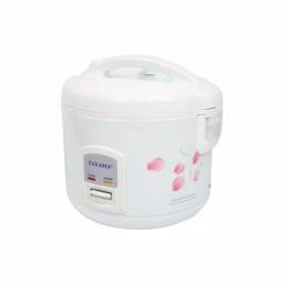 Tayama Cool Touch TRC-08 8-Cup White Rice Cooker with Steamer and Non-Stick Inner Pot thumbnail 2