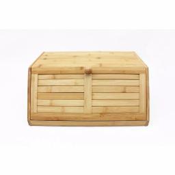 BergHOFF Natural Bamboo Bread Box - 16" x 7" x 4" Eco-Friendly Kitchen Storage thumbnail 1