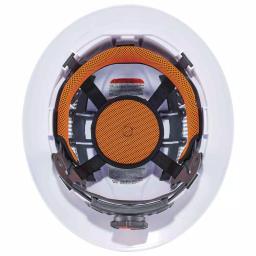 Ergodyne Skullerz 8973 Class C Full Brim Vented Hard Hat with Ratchet Suspension - White thumbnail 7