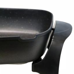 Elite Platinum 8 Qt. Jumbo Electric Skillet, 16 in. x 13 in. Non-Stick Stone Finish thumbnail 4