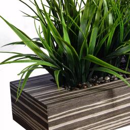 Vintage Home 36 in. Artificial Tall Grass in Zebra Wood Planter thumbnail 2