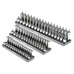 Husky 6-Piece SAE and Metric Socket Rack Set for 1/4 in., 3/8 in., and 1/2 in. Drives thumbnail 9