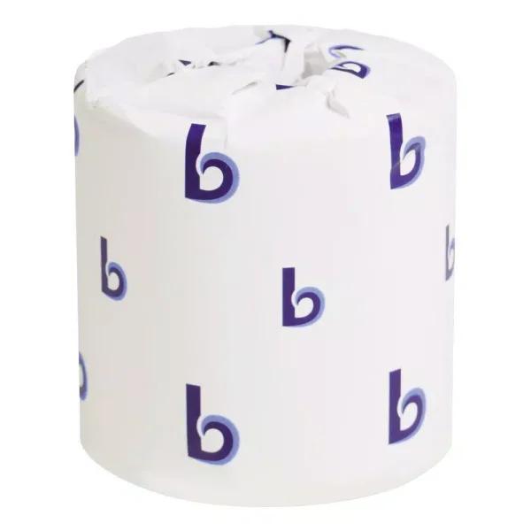 Boardwalk 2-Ply White Bathroom Tissue, 500 Sheets per Roll, 96 Roll Case