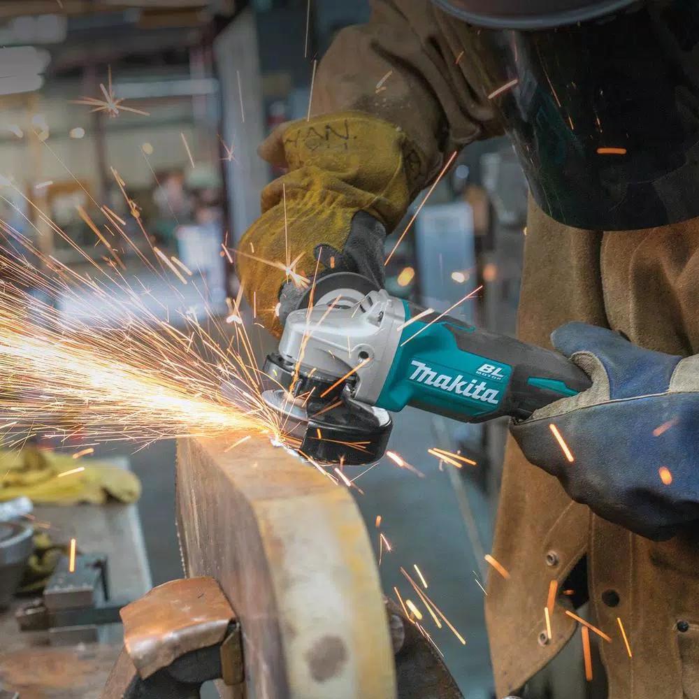 Makita 18V LXT Brushless 5" Angle Grinder Kit with 5.0Ah Battery & Charger