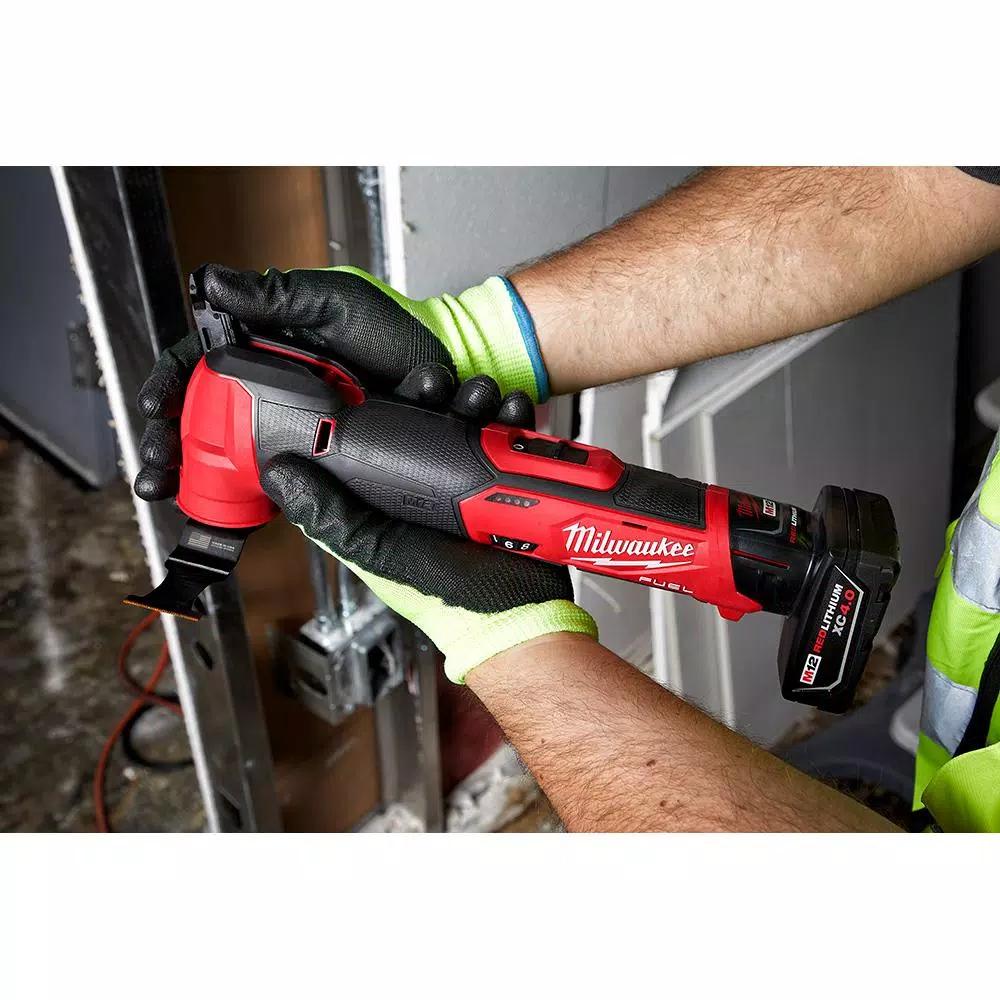 Milwaukee M12 FUEL 12V Cordless Oscillating Multi-Tool and Jig Saw Combo Kit with (2) 3.0 Ah Batteries