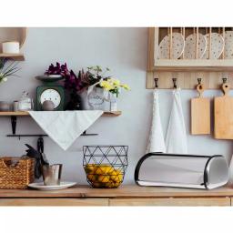 Unbranded Stainless Steel Bread Box, Large Capacity Brushed Metal Bread Storage Holder for Kitchen Countertop thumbnail 5