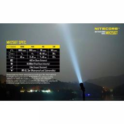 NITECORE MH25GT 1000-Lumen LED Rechargeable Tactical Flashlight thumbnail 6