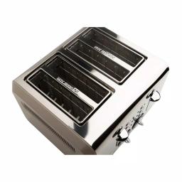 Haden Cotswold 4-Slice Wide Slot Retro Toaster, 1500W, Putty thumbnail 5