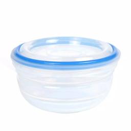 Creative Home Silicone Collapsible Food Storage Bowl with Leak-Resistant Lid, 16 oz thumbnail 1