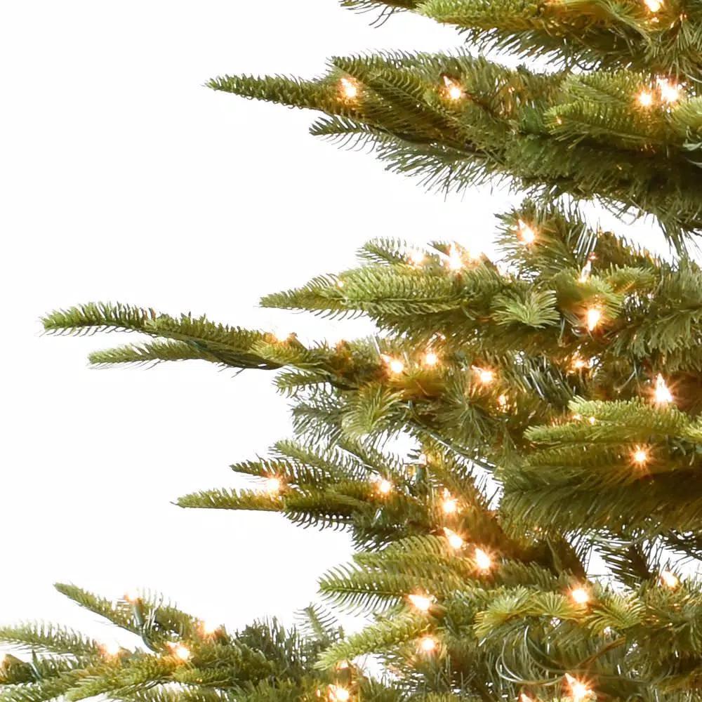 Puleo International 7.5 ft. Aspen Fir Artificial Christmas Tree with 700 Warm White Lights