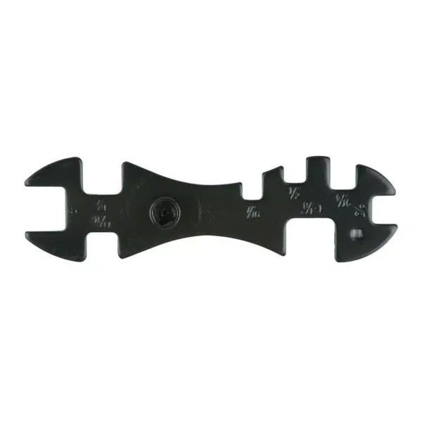 Lincoln Electric Ten-Way Universal CGA Tank Wrench, 11-in Open End Hand Tool