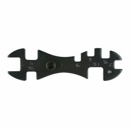 Lincoln Electric Ten-Way Universal CGA Tank Wrench, 11-in Open End Hand Tool thumbnail 1