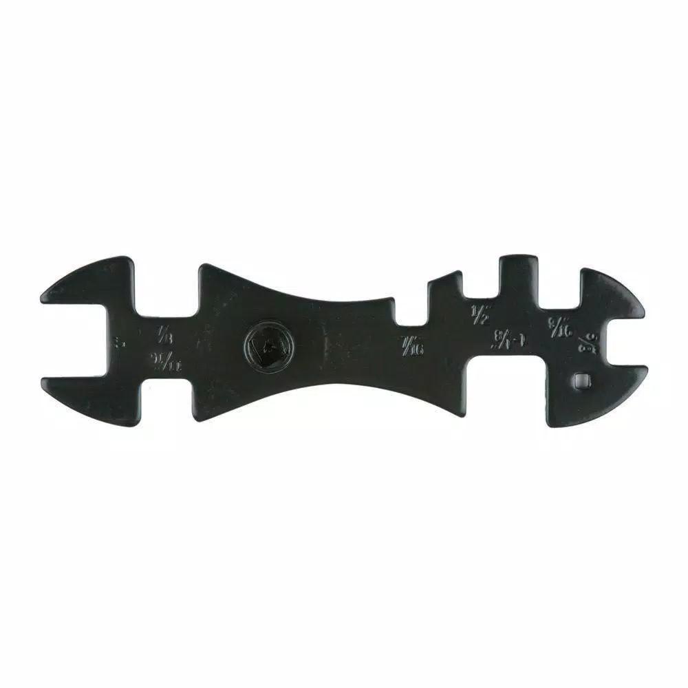 Lincoln Electric Ten-Way Universal CGA Tank Wrench, 11-in Open End Hand Tool