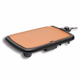 Boyel Living 1200W Nonstick Electric Griddle and Skillet with Adjustable Thermostat, Copper thumbnail 1