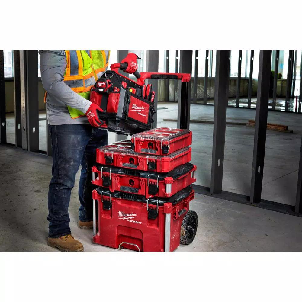 Milwaukee Hole Dozer & BIG HAWG Carbide Hole Saw and Driver Bit Set with PACKOUT Cases, 119-Piece