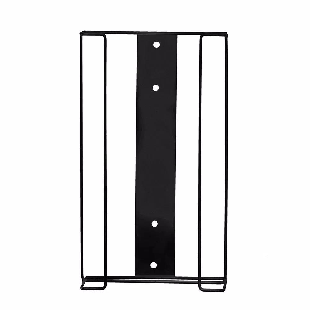 Alpine Industries Quad Capacity Wire Wall Mount Glove Box Dispenser, Black