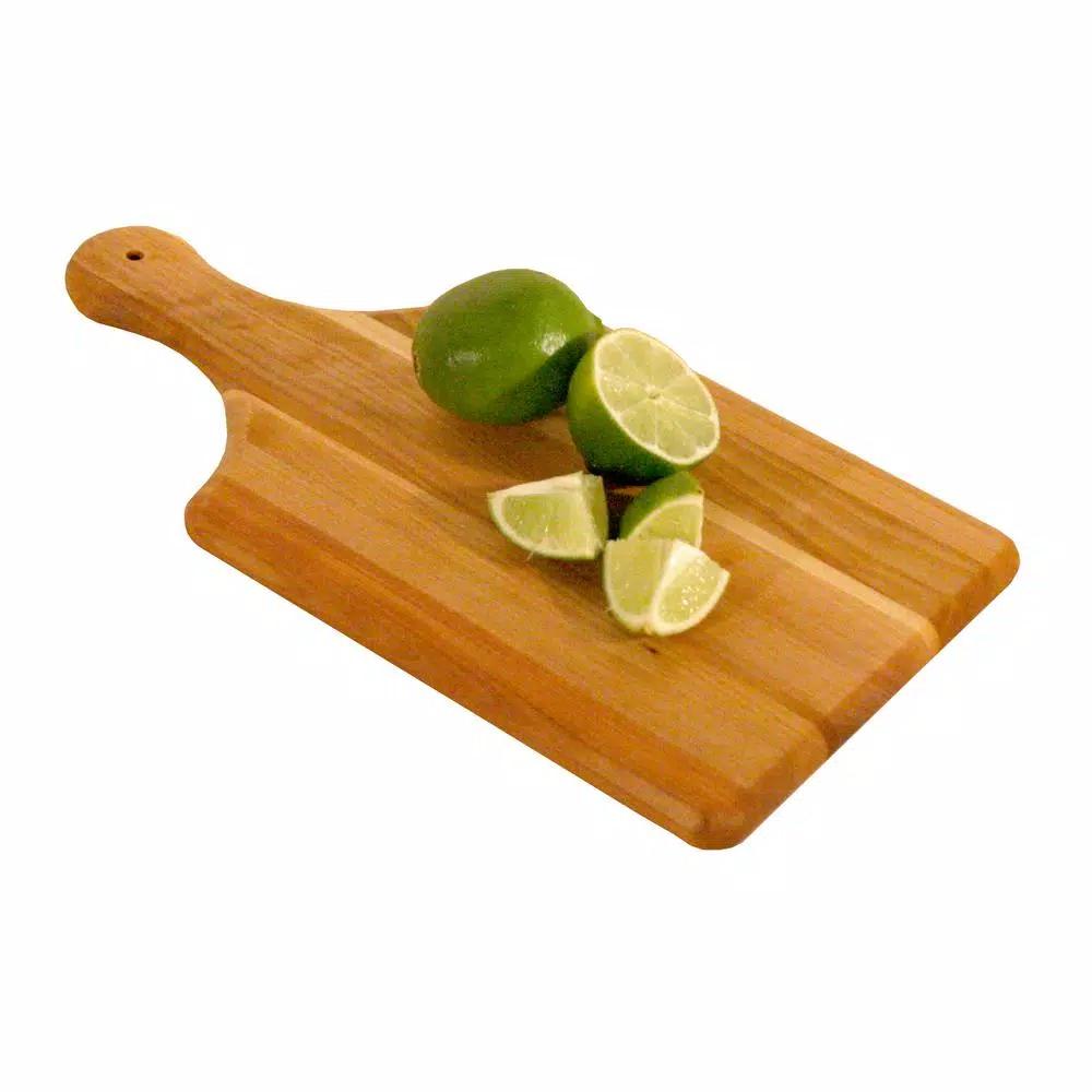 Catskill Craftsmen 14 in. Hardwood Cutting Board & Serving Paddle - Natural Birch Farmhouse Style
