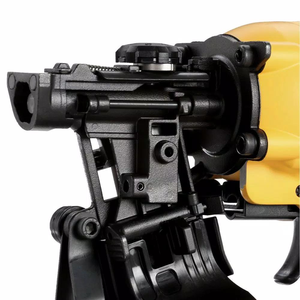 DEWALT 15-Degree Pneumatic Coil Roofing Nailer with 7,200-Pack Galvanized Steel Nails