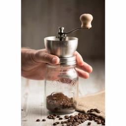 Kilner 17 fl oz Glass Coffee Grinder with Adjustable Ceramic Mechanism and Airtight Lid thumbnail 3