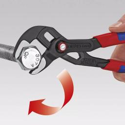 Knipex Cobra Series 10 in. QuickSet Water Pump Pliers with Multi-Component Comfort Grip thumbnail 5