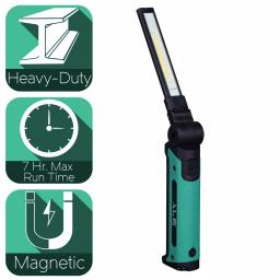 Advanced Lighting Systems ALS 500 Lumens LED Rechargeable Ultra-Thin Foldable Work Light with Integrated Hook thumbnail 1
