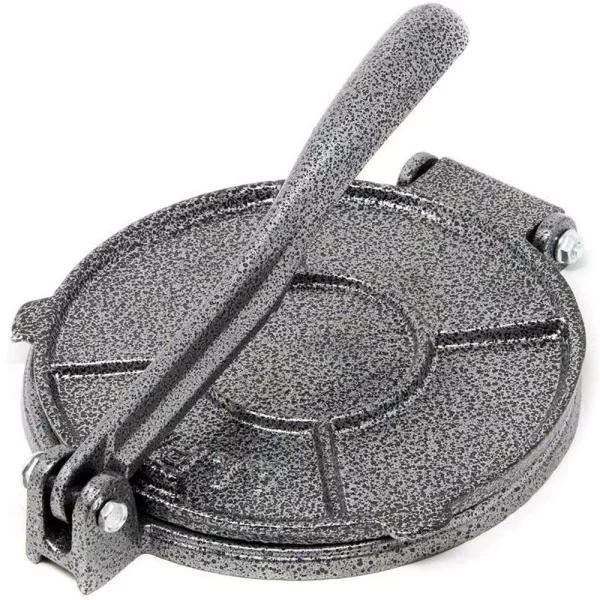 Alpha Living 7.5 in. Heavy Duty Cast Iron Tortilla Press