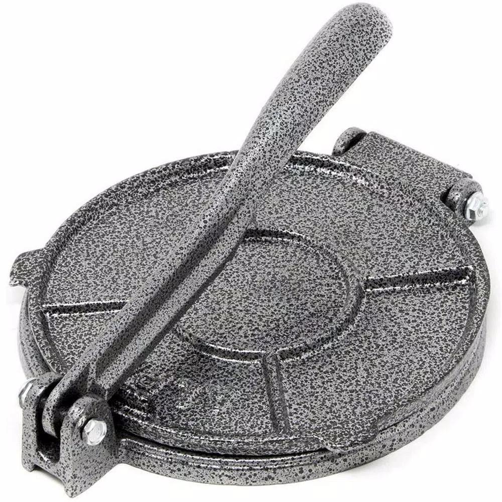 Alpha Living 7.5 in. Heavy Duty Cast Iron Tortilla Press