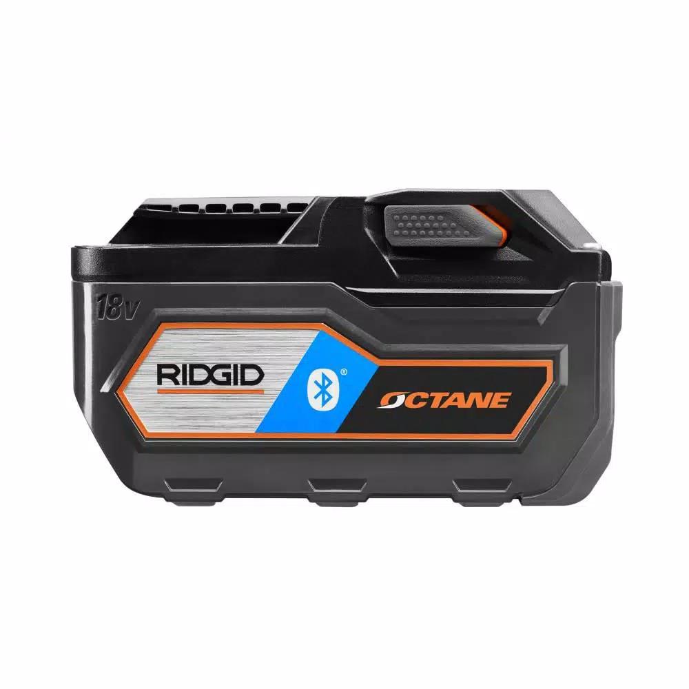 RIDGID 18V OCTANE 9.0 Ah Bluetooth Lithium-Ion Battery & USB Portable Power Source Combo Kit