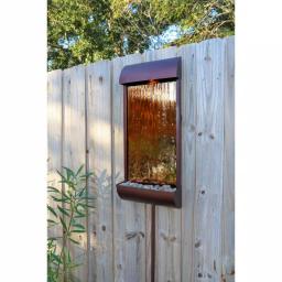 Kenroy Home Vale 33 in. Steel Bronze and Copper Wall Fountain with LED Lighting thumbnail 3