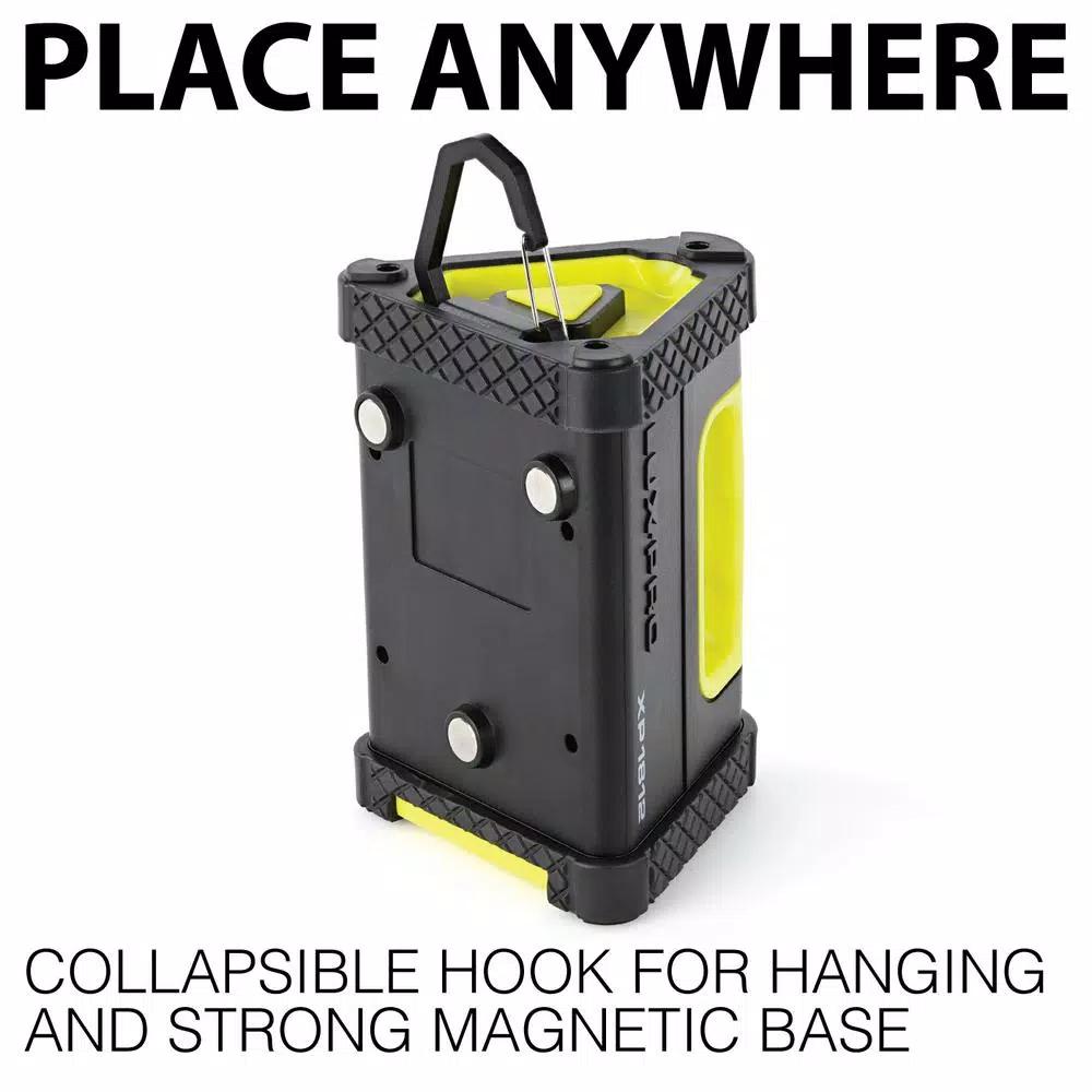 LUXPRO Pro Series 1050 Lumens Broadbeam LED Directional Pivoting Cordless Work Light