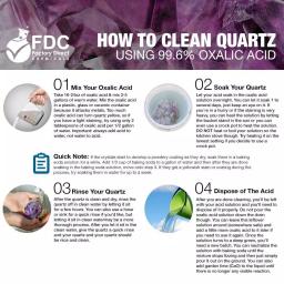 Eco Clean 99.6% Pure Oxalic Acid Powder, 2 lb - Concentrated Rust and Wood Stain Remover thumbnail 8