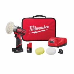 Milwaukee M12 12V Lithium-Ion Variable Speed Polisher/Sander Kit with (2) Batteries, Charger & Accessories thumbnail 1