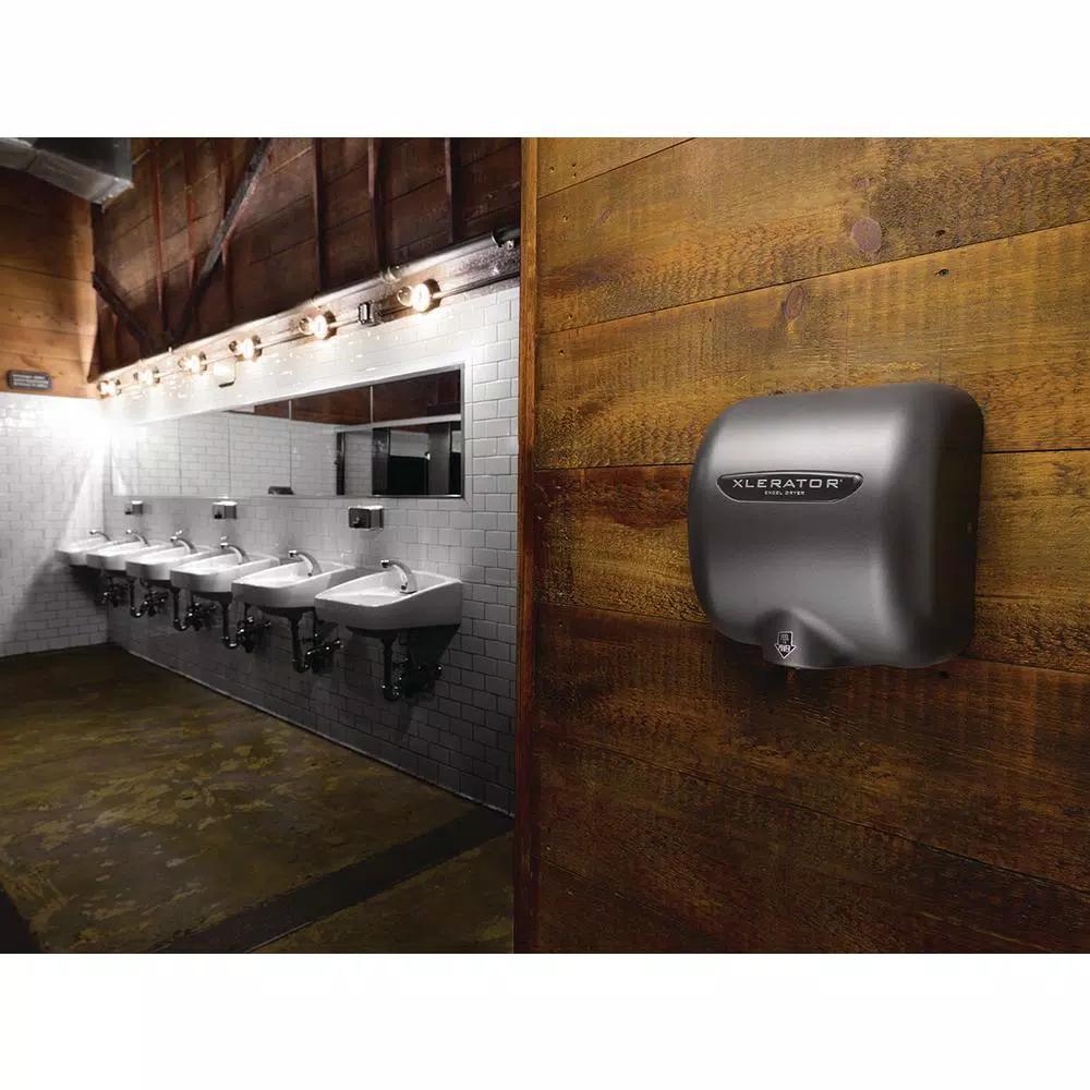 XLERATOR High-Speed Electric Hand Dryer, Graphite Textured Cover, 110-120V, Energy Efficient XLERATOR